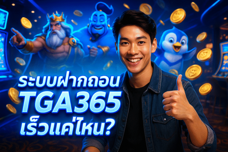 ระบบฝากถอน TGA365 เร็วแค่ไหน?
