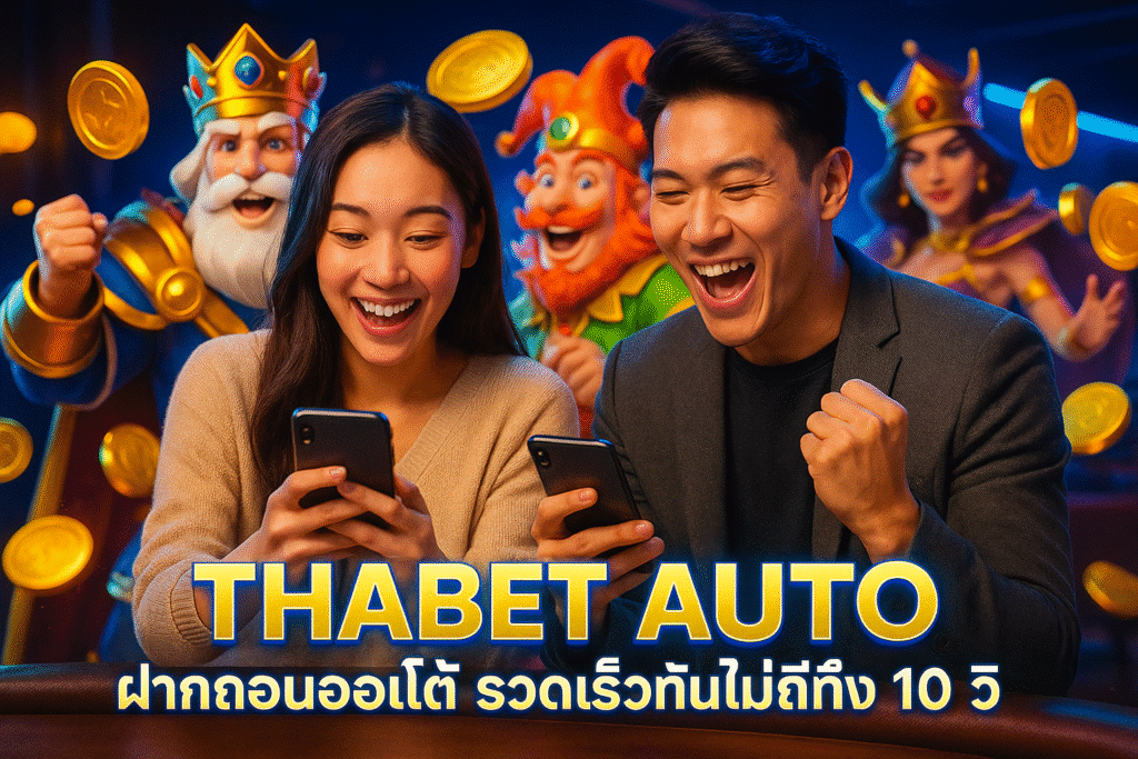 THABET AUTO ฝากถอนออโต้ รวดเร็วทันใจไม่ถึง 10 วิ